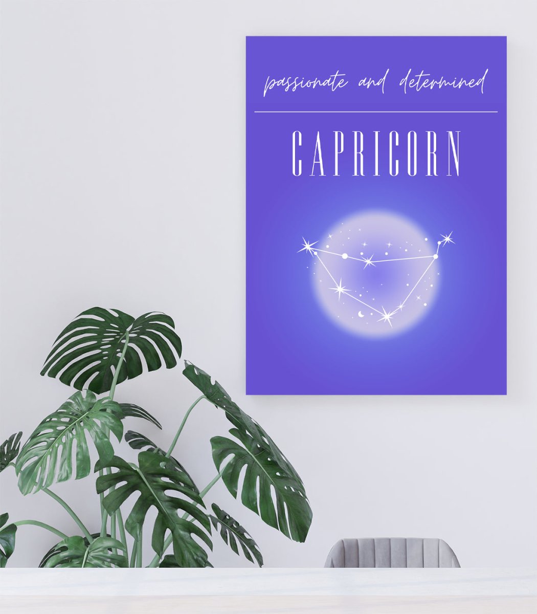 Capricorn Zodiac Constellation Canvas Print Wall Art - 1X2451716 - Art Fever - Art Fever