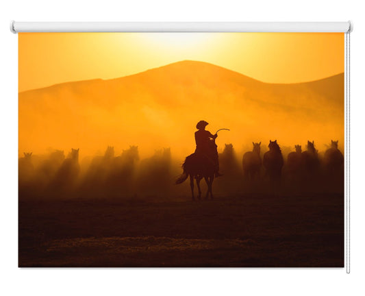 Chasing the Jades! Field Printed Photo Roller Blind - 1X1580781 - Art Fever - Art Fever