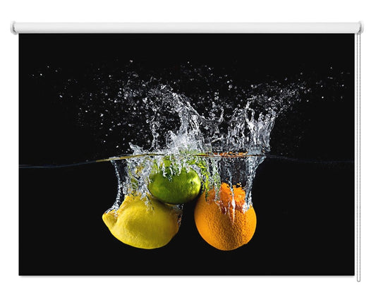 Citrus Splash Printed Picture Photo Roller Blind- 1X1310579 - Art Fever - Art Fever