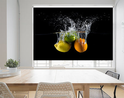 Citrus Splash Printed Picture Photo Roller Blind- 1X1310579 - Art Fever - Art Fever