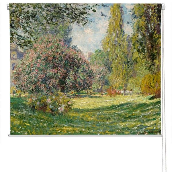 Claude Monet The Parc Monceau Art Printed Picture Photo Roller Blind - RB281 - Art Fever - Art Fever