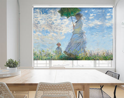 Claude Monet's Madame Monet and Her Son Printed Photo Roller Blind - RB1261 - Art Fever - Art Fever
