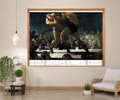 Club Night painting by George Wesley Bellows Printed Photo Roller Blind - RB1271 - Art Fever - Art Fever