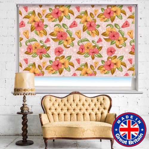 Colorful Abstract Floral Printed Picture Photo Roller Blind - RB525 - Art Fever - Art Fever