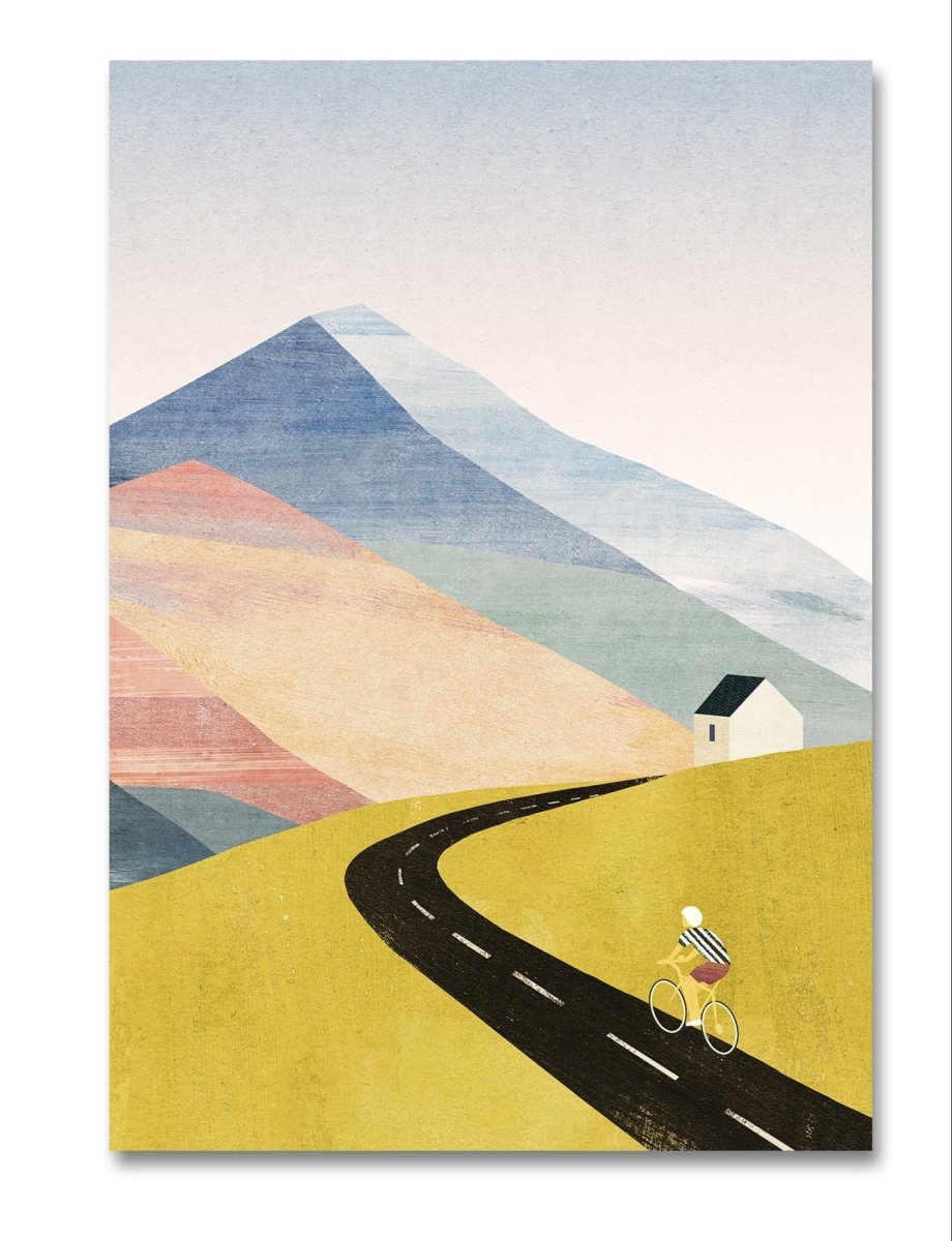 Cycling Home Canvas Print Wall Art Picture - 1X2463913 - Art Fever - Art Fever