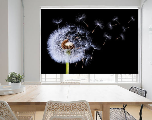 Dandelion Blowing Printed Picture Photo Roller Blind - 1X1316463 - Art Fever - Art Fever