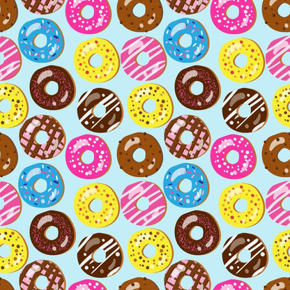 Doughnut Pattern Printed Photo Picture Roller Blind - RB409 - Art Fever - Art Fever