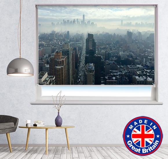 Drive into New York City Printed Picture Photo Roller Blind - RB546 - Art Fever - Art Fever