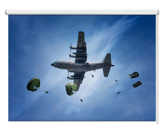 Drop Zone Paratroopers Printed Picture Photo Roller Blind - 1X1503802 - Pictufy - Art Fever