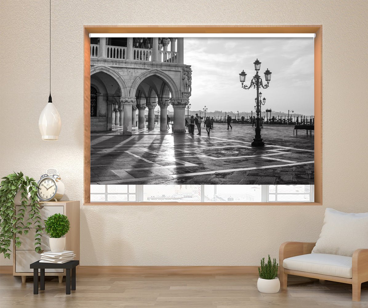 Early Morning - Venice Printed Picture Photo Roller Blind - 1X1324362 - Art Fever - Art Fever
