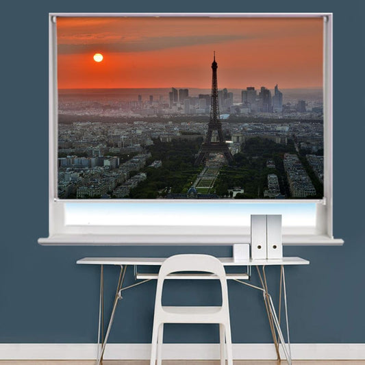 Eiffel Tower In Paris Scene Image Printed Roller Blind - RB816 - Art Fever - Art Fever