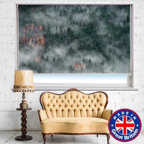 Fog Over the Forest Photo Printed Picture Photo Roller Blind - RB561 - Art Fever - Art Fever