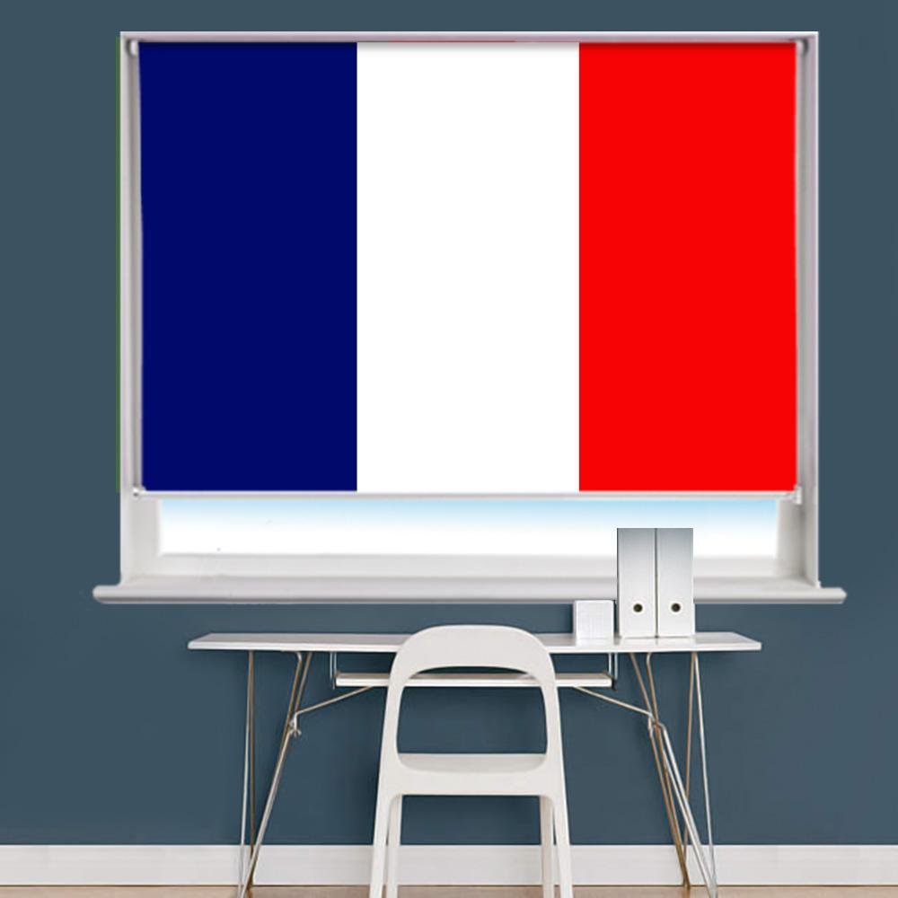 France French Flag Printed Picture Roller Blind - RB767 - Art Fever - Art Fever