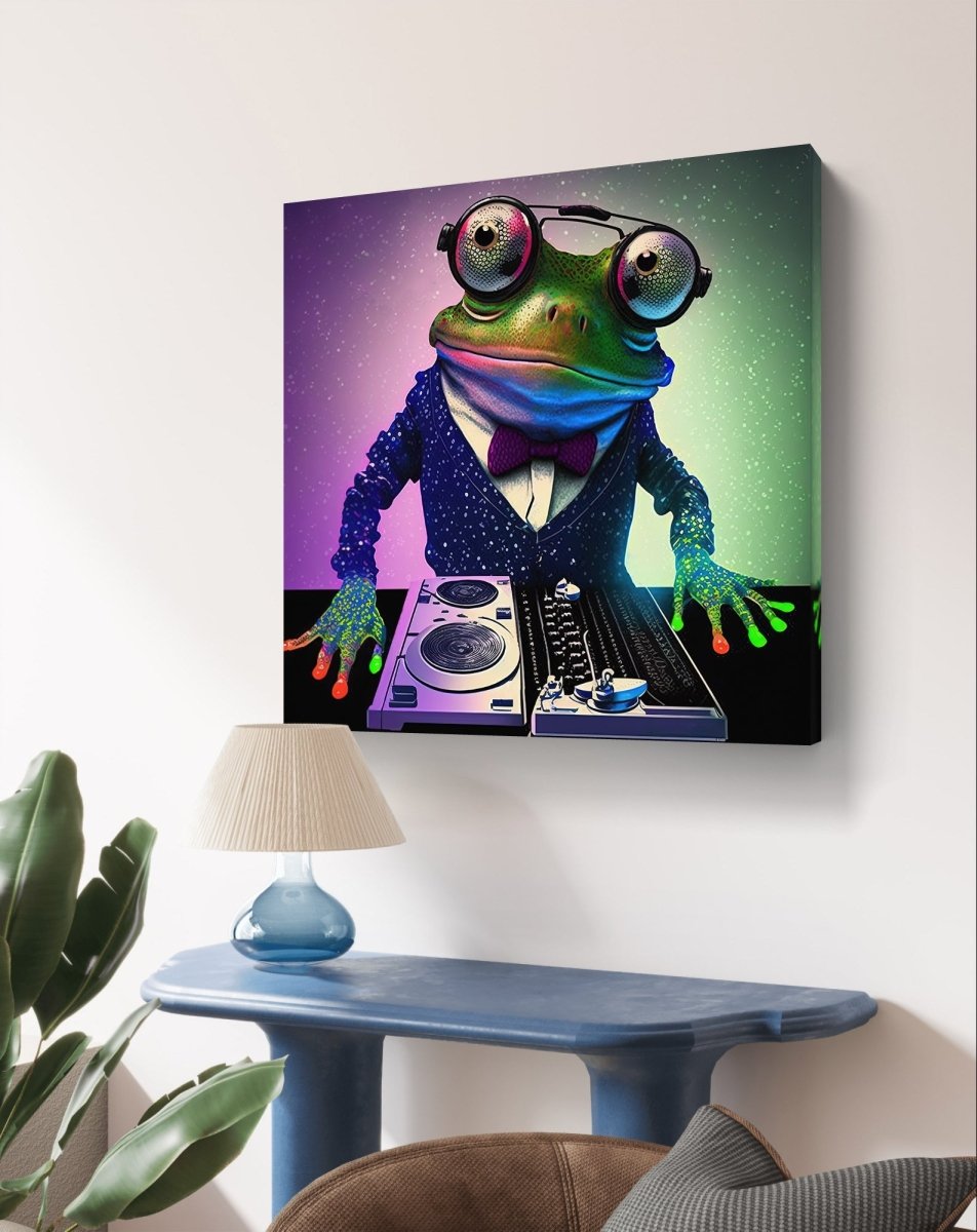 Cottagecore Frog Music Poster Painting 2024 canvas 12*18inch