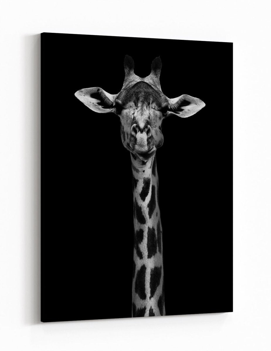 Giraffe Portrait Canvas Print Wall Art - 1X1491270 - Art Fever - Art Fever