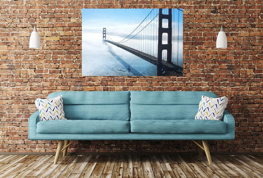 Golden Gate Bridge In San Francisco Image Printed Onto A Single Panel Canvas - SPC30 - Art Fever - Art Fever