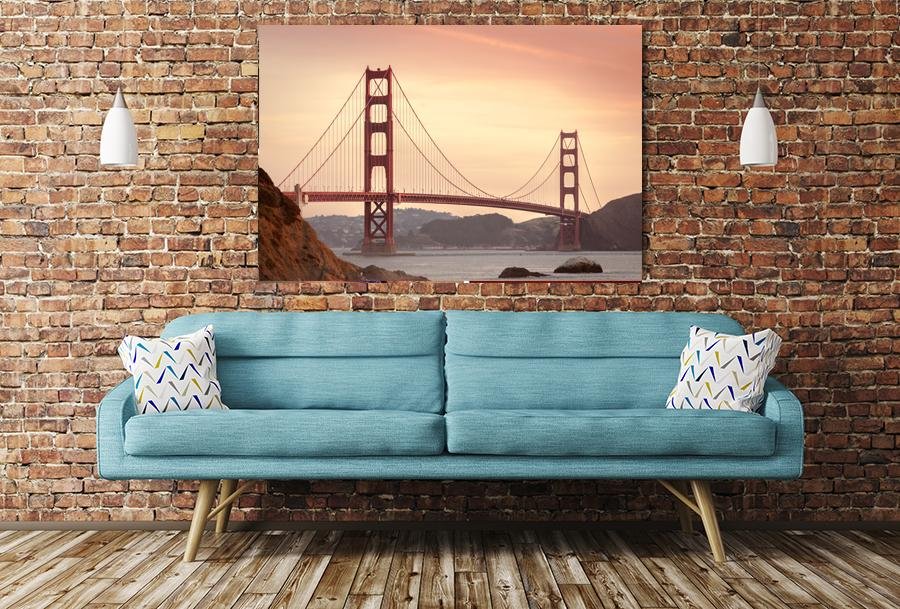 Golden Gate Bridge San Francisco Image Printed Onto A Single Panel Canvas - SPC27 - Art Fever - Art Fever