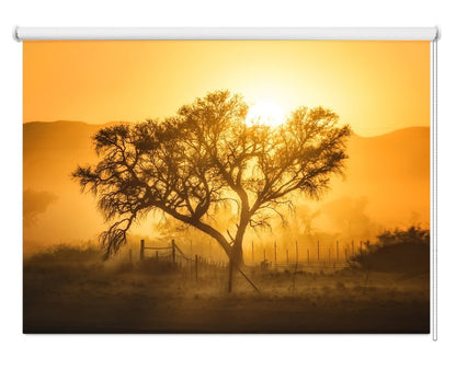 Golden Sunset Printed Picture Photo Roller Blind- 1X405963 - Art Fever - Art Fever