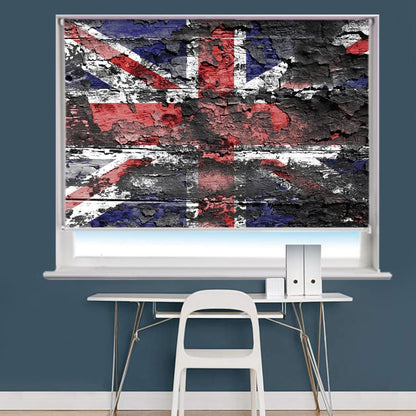Great Britain Union Jack Flag Printed Picture Roller Blind - RB750 - Art Fever - Art Fever