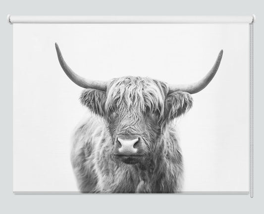 Highland Bull Printed Picture Photo Roller Blind - 1X2381969 - Art Fever - Art Fever
