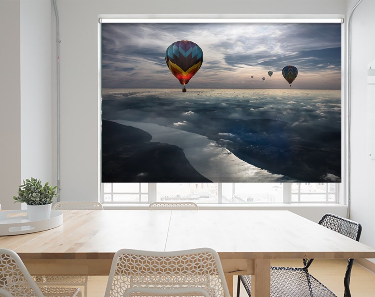 Hot Air Balloons Printed Picture Photo Roller Blind - 1X1384527 - Art Fever - Art Fever