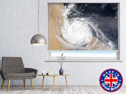 Hurricane From Space Printed Picture Photo Roller Blind - RB553 - Art Fever - Art Fever
