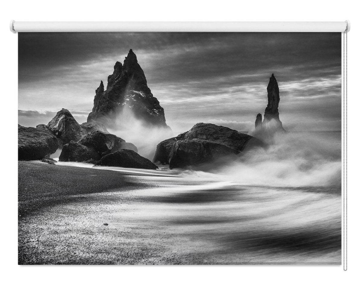 Iceland Rocks Printed Picture Photo Roller Blind - 1X423403 - Art Fever - Art Fever