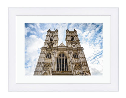 In Front Of Westminster Abbey, London, Framed Mounted Print Picture - FP67 - Art Fever - Art Fever