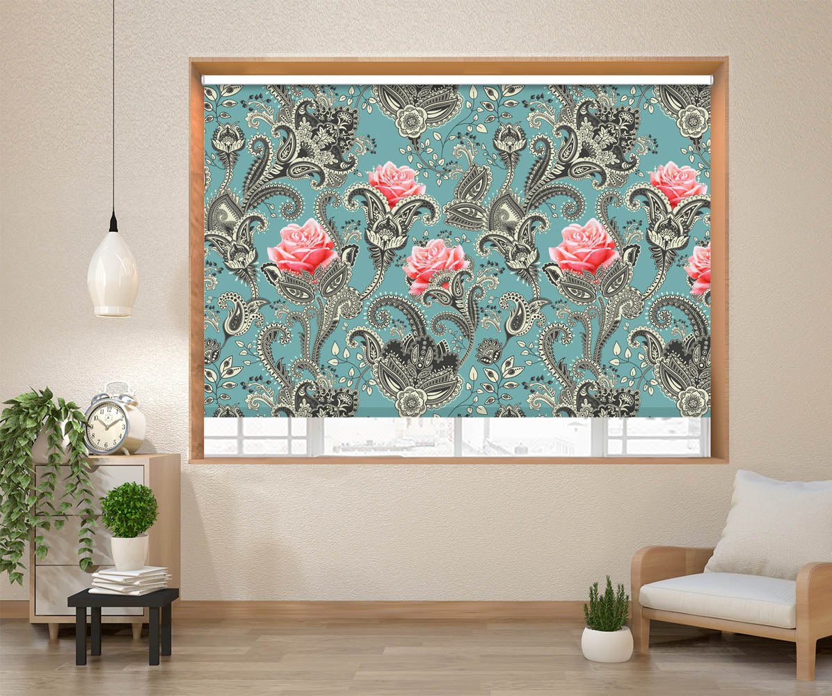 Seamless Floral Summer Pattern roller Blind | Photo Printed Window ...