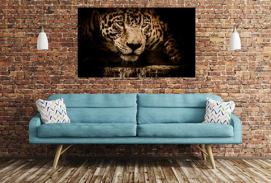 Jaguar Image Printed Onto A Single Panel Canvas - SPC113 - Art Fever - Art Fever