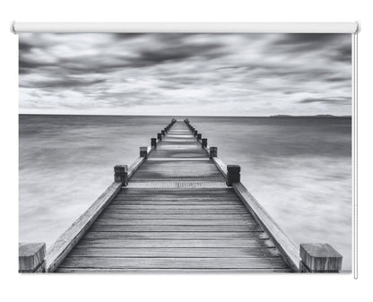 Jetty to the Sea Printed Picture Photo Roller Blind - 1X1210837 - Art Fever - Art Fever