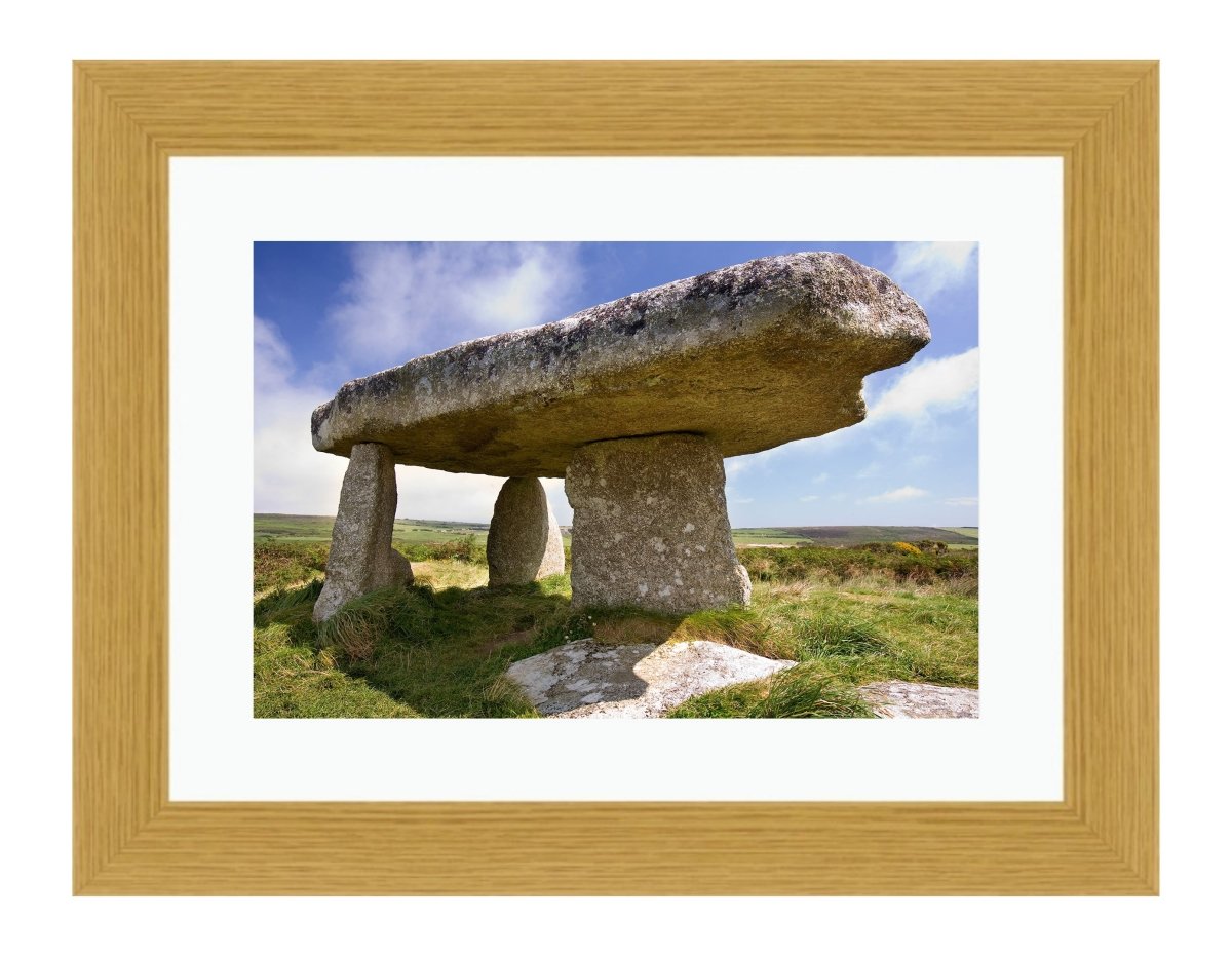Lanyon Quoit Prehistoric Stones In Cornwall Framed Mounted Print Picture - FP27 - Art Fever - Art Fever