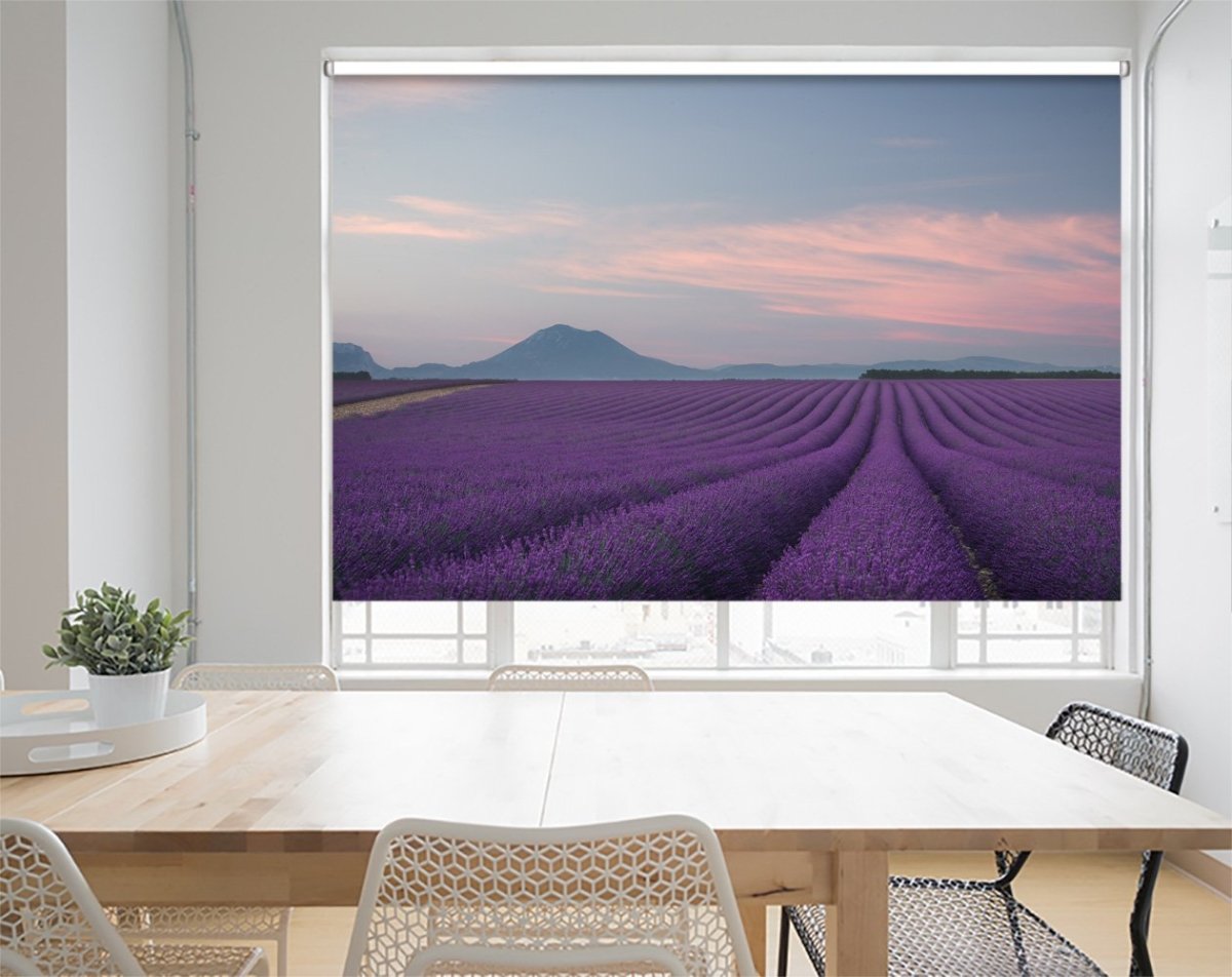 Lavender Field Printed Picture Photo Roller Blind - 1X1194826 - Art Fever - Art Fever