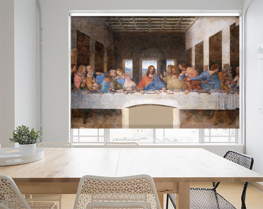 Leonardo da Vinci's The Last Supper Printed Photo Roller Blind - RB1269 - Art Fever - Art Fever