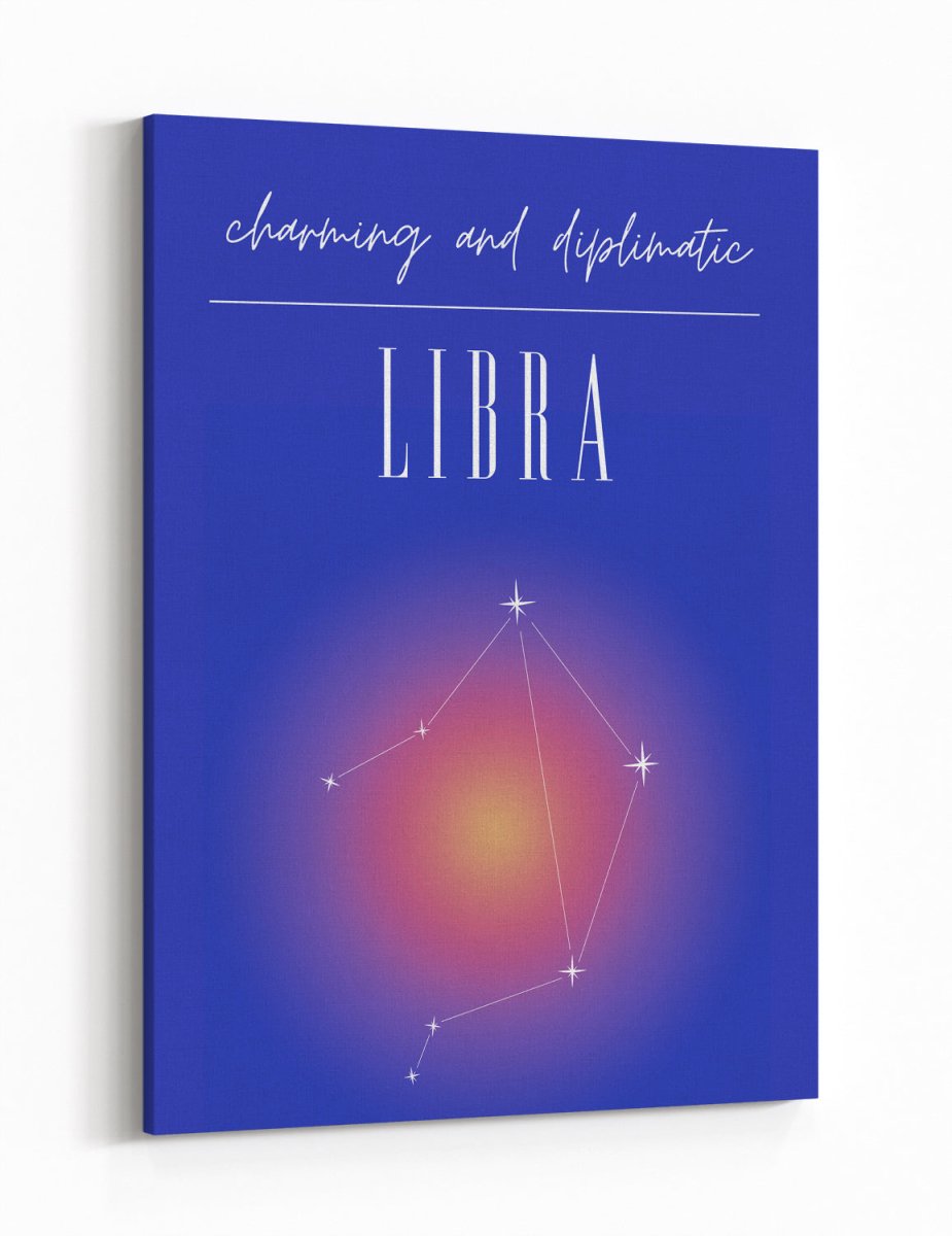 Libra Zodiac Print Art Constellation Canvas Print Wall Art - 1X2451709 - Art Fever - Art Fever