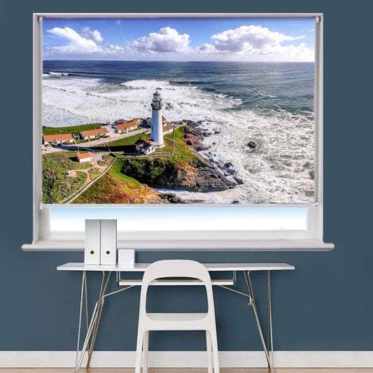 Lighthouse On Coastline Printed Picture Roller Blind - RB738 - Art Fever - Art Fever