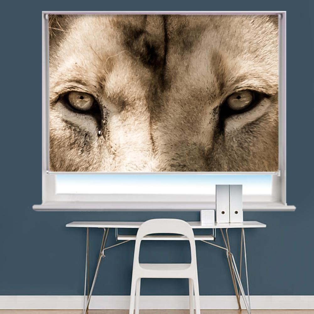 Lion Eyes Image Printed Roller Blind - RB848 - Art Fever - Art Fever