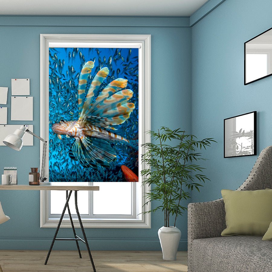 Lionfish The Deadly Flower Printed Picture Photo Roller Blind - 1X1890023 - Art Fever - Art Fever