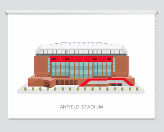 Liverpool Anfield Stadium Graphic Printed Picture Photo Roller Blind - RB1094 - Art Fever - Art Fever
