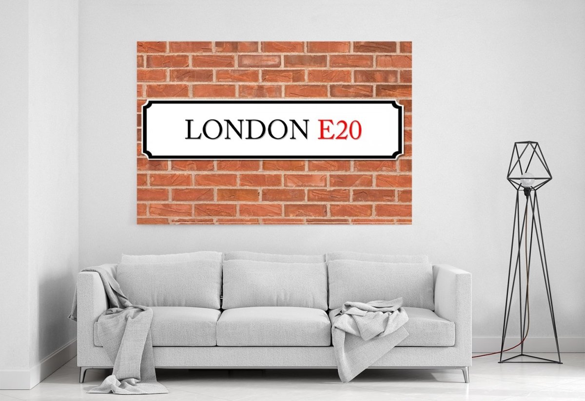 London E20 West Ham Canvas Print Custom Canvas Print Art Fever