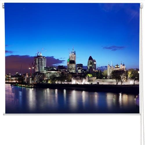 London skyline at night Printed Picture Photo Roller Blind - RB275 - Art Fever - Art Fever
