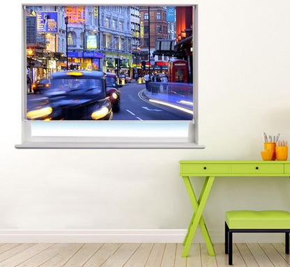 London Taxi Printed Picture Photo Roller Blind - RB81 - Art Fever - Art Fever