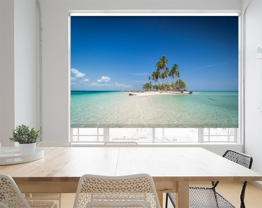 Lonely Island Printed Picture Photo Roller Blind- 1X1592622 - Art Fever - Art Fever