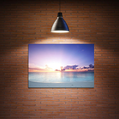 Maldives beach Sunrise Canvas Print Wall Art Picture - SPC154 - Art Fever - Art Fever