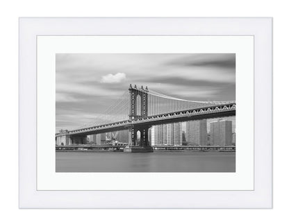 Manhattan Bridge New York Framed Mounted Print Picture - FP33 - Art Fever - Art Fever