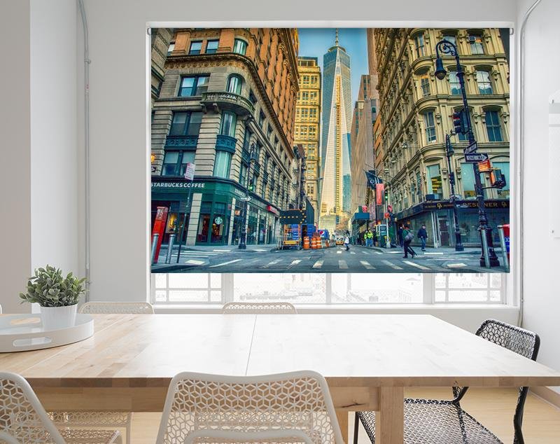 Manhattan New York City View Printed Picture Photo Roller Blind - RB683 - Art Fever - Art Fever