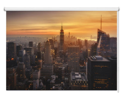 Manhattan twilight Printed Picture Photo Roller Blind - 1X1079207 - Art Fever - Art Fever