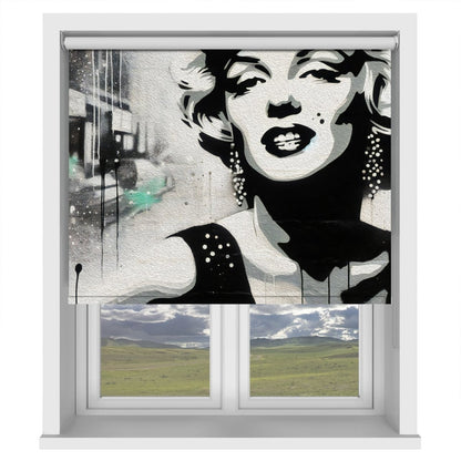 Marilyn Monroe Graffiti Style Printed Picture Photo Roller Blind - 1X2720605 - Art Fever - Art Fever