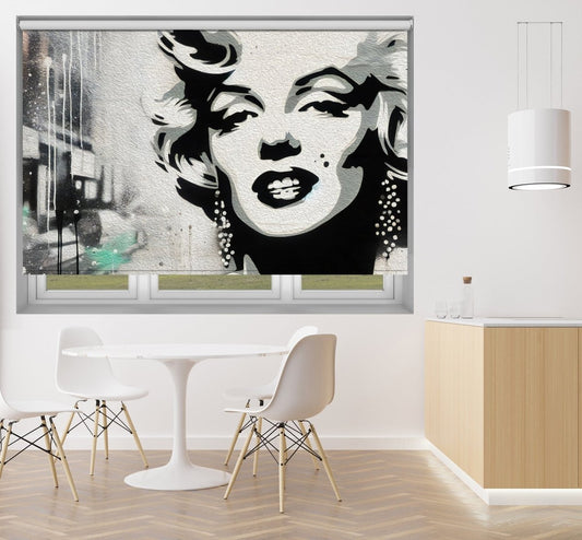 Marilyn Monroe Graffiti Style Printed Picture Photo Roller Blind - 1X2720605 - Art Fever - Art Fever