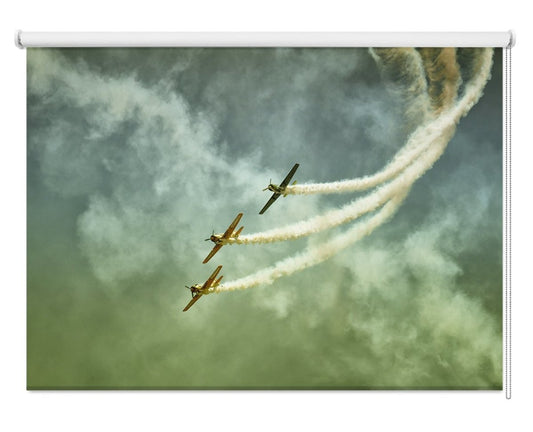Military Airshow Printed Picture Photo Roller Blind - 1X53087 - Art Fever - Art Fever